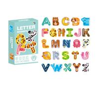 Alphabet Magnets Toys, Magnetic Letters And Numbers For Children, Animal-Shaped Magnetic Alphabet, Educational Jumbo Animal Magnetic Letters For Kids, Jumbo Magnetic For Fridge (F)