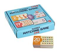 Alphabet Matching Game | Alphabet & Numbers Educational Toys | Letter Recognition Card Set - for Preschool Home Travel Birthday