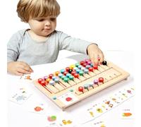 Alphabet Matching Game - Cognitive Learning Toys | Wooden Assorted Words Toy for Ages 3 to 6 Years, Preschool Learning Activities, Kindergarten Supplies