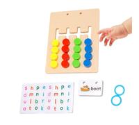 Alphabet Matching Game Interactive 2-in-1 Educational Wooden Matching Toys