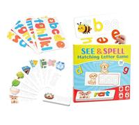 Alphabet Matching Game Matching Double-Sided Phonics Learning Toys