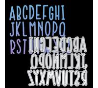 Alphabet Metal Cutting Dies Set, 3.2 cm Font Size, Letters, Card Making, Scrapbooking, Paper Crafts I5