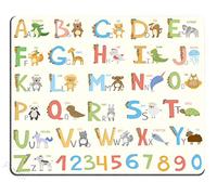 Alphabet Mouse Pad for Learning Tool for and Babies Large A to Z mosue pad Non-Slip Mouse pad Gaming Mouse pads