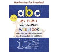 Alphabet Number Tracing Workbook For Preschool Handwriting: Kindergarten Kids Ages 3-5, size 8.5*11 Page 56