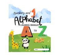 Alphabet & Numbers Coloring Booklet