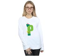 Alphabet P Is For Peter Pan Sweatshirt Disney White XXL