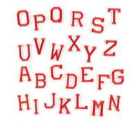 Alphabet Patches - 26PCS Iron On Letters A Z | Embroidered Letter Patchees | DIY Clothing Repair Stickers | Jackets Shoes Shirts Jeans Bags Preppy College Sewing Decoration