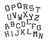 Alphabet Patches - 26PCS Iron On Letters A Z | Embroidered Letter Patchees | DIY Clothing Repair Stickers | Jackets Shoes Shirts Jeans Bags Preppy College Sewing Decoration