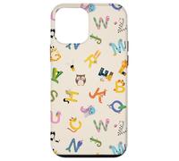 Alphabet Pattern Back to School Cute Alphabet Pattern ABC Case for iPhone 12 mini