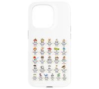 Alphabet Phonics Sound Chart Montessori Animal ABCs Learning Case for iPhone 15 Pro