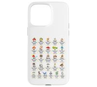 Alphabet Phonics Sound Chart Montessori Animal ABCs Learning Case for iPhone 15 Pro Max