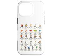 Alphabet Phonics Sound Chart Montessori Animal ABCs Learning Case for iPhone 16 Pro