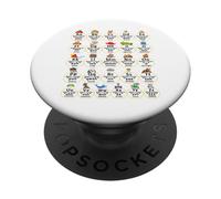 Alphabet Phonics Sound Chart Montessori Animal ABCs Learning PopSockets Adhesive PopGrip