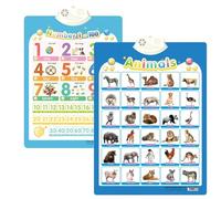 Alphabet Poster for Kids with Sound & Learning Modes, Electronic Wall Chart to Learn Arabic Letters, Numbers, and Words - Ideal Educational Tool (#17)