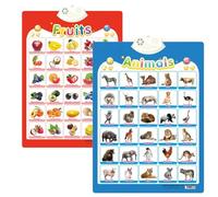 Alphabet Poster for Kids with Sound & Learning Modes, Electronic Wall Chart to Learn Arabic Letters, Numbers, and Words - Ideal Educational Tool (#19)