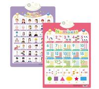 Alphabet Poster for Kids with Sound & Learning Modes, Electronic Wall Chart to Learn Arabic Letters, Numbers, and Words - Ideal Educational Tool (#13)