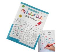 Alphabet Practice Book, A4 Notebook for Learning to Write the Alphabet - Interactive Notebook for First Discoveries 3-6 Years Learning to Draw Letters for Home and School