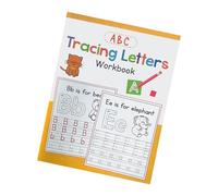 Alphabet Practice Book, A4 Notebook with Writing Exercises for Children, Interactive Notebook for First Discoveries 3-6 Years Learning to Draw Letters for Home and School