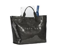 Alphabet Print Bag - Top Handle Tote Bags, Fabric Carryall Tote | Elegant Durable Typography Beach Pack, Foldable Storage Satchel, Fashionable Statement Piece For Weekend Market Use