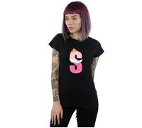 Alphabet S Is For Sleeping Beauty Cotton T-Shirt Disney Black XL