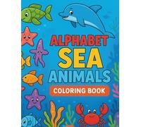 Alphabet sea animal coloring book