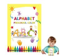 Alphabet Search Book Guide to Practice Letters, Educational Workbook for Writing | Smooth Page Tracking Set for Skill Development, Childhood Learning and a