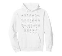 Alphabet Sign Language ABC ASL Interpreter Pullover Hoodie