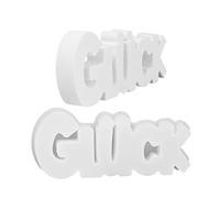 Alphabet Silicone Molds - German Letters Good Luck for Epoxy Resin,Non-stick Silicone Mould Easy Release Crafts Home Decoration