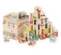 Alphabet Stacking Blocks, Educational Sensory Toy Set with 27 Blocks, Learning & Play for Kids Over 3 Years Old