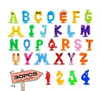 Alphabet Suction Toys for 3 Years Old Toddler, Letter Toy for Kids Aged 4-8, 30PCS Animal Number Sucker, Montessori Learning ABC Spelling Game, Birthday for Boys Girls