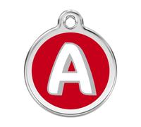 Alphabet Tag Letter A Red - Large