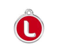 Alphabet Tag Letter L Red - Large