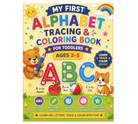 Alphabet Tracing and Coloring Book for Kids Ages 2-5 | Learn Letters A-Z, Handwriting Practice Workbook, Preschool & Kindergarten Activity Book