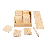 Alphabet Tracing Board Trace Uppercase Lowercase Arabic with Storage Wood Box Montessori Learning Skill Toys