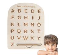 Alphabet Tracing Board - Wooden Letters and Number, Tracing Toy Learn to Write Educational Board for Kids, Preschool Classroom Must Have | Gift for 3 Year Old Boys Girls