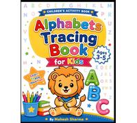 Alphabet Tracing Book for Kids Ages 3-5: A-Z Alphabet Letter Tracing Activities with Capital and Lowercase Letters | Fun Safari Animals Handwriting ... Preschool and Kindergarten Kids Ages 3-5