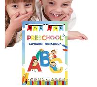 Alphabet Tracing Book Kids, Reusable Letter Tracing Books, Educational Developmental Homeschool Supplies Early Childhood Small Blower Power Electric Unit Gear Accessory Personal Household Case Kit