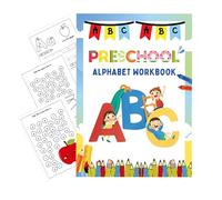 Alphabet Tracing Book, Reusable Graphic Notebooks for Kindergarten Educational Activities for Home, School and Travel
