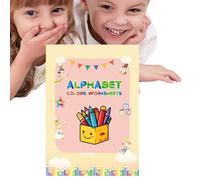 Alphabet Tracing Book - Reusable Practice Notebook, Letter Handwriting | Learning Workbook, Pen Control Pad, Tool, Preschool Activity Sheet, Homeschooling Writing Skills Development A