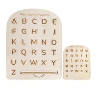 Alphabet Tracing Chart - Wooden Numbers And Letters Learning Activity Chart, Activity Tracing Dess Letters | Writing And Tracing For Learning Toys