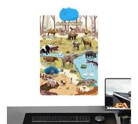 Alphabet Wall Chart - English Speaking Sound Board Interactive Learning Posters with Audio Function, Preschool Educational Posters for Teachers, Learning Boards