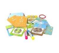 Alphabet Water Cards, Number Writing Cards, Reusable Learning Toy, Early Educ Development Toy, for Children Preschool Kindergarten Homeschooling Fine Motor Handwriting Travel 8.5x12cm