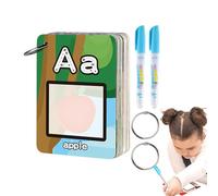 Alphabet Water Coloring Cards, Aqua Painting Handwriting Drawing Practice Cards, Featuring 26 Alphabet For Boys Girls, Educational Learning Toy