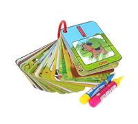 Alphabet Water Coloring Cards - Water Painting Numbered Cards for | 26 Alphabet & Numbers Water Coloring Cards | Educational Learning Toy For Boys And Girls