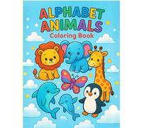 Alphabet with animals: Coloring Book