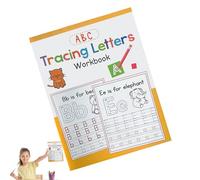 Alphabet Writing Practice Book - Thick Paper 20.8 cm Handwriting Workbook | Line Tracking Book | Interactive Early Learning Workbook for Children Aged 3 to 6 Years Letters Verf