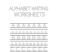 Alphabet Writing Worksheets: ABC Writing Practice Books For Preschool (alphabet writing practice) A to Z Tracing worksheets