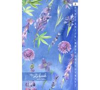 Alphabetical Notebook with Tabs: Lined-Journal Organizer with A to Z Alphabet Index Tabs Printed, Alphabetized Book Great for Storing Internet Logins, ... Watercolor Wildflower Design Blue Watercolor
