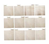 Alphabetical Record Dividers - Wooden LP Storage Separators, Single-Sided Vertical Horizontal Organizer, Durable Alphabet Letters | 12-Piece AtoZ Dividers for Vinyl Records, Music Library Management