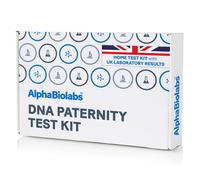 AlphaBiolabs DNA Paternity Test Kit - 100% Accurate - UK Laboratory - Up to 25 Loci - Fast Next Day Results